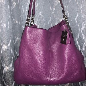 Coach Phoebe Pebble Leather Handbag